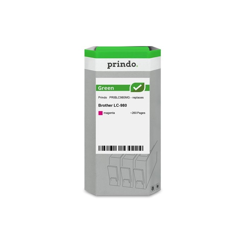 ORIGINAL Prindo Cartuccia d'inchiostro magenta PRIBLC980MG Green ~260 Seiten