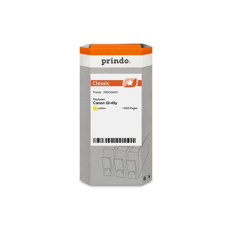 ORIGINAL Prindo Cartuccia d'inchiostro giallo PRICGI45Y Classic ~3000 Seiten