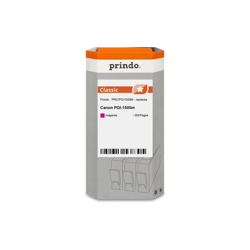 ORIGINAL Prindo Cartuccia d'inchiostro magenta PRICPGI1500M Classic ~300 Seiten 4,5ml