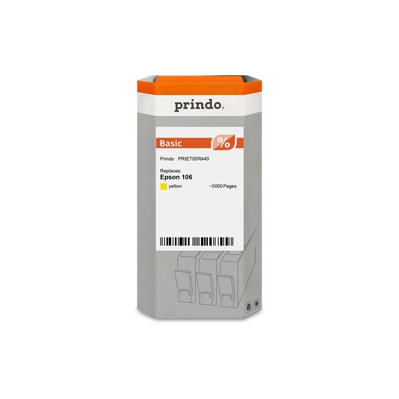 ORIGINAL Prindo Cartuccia d'inchiostro giallo PRIET00R440 Basic ~1900 Seiten 70ml