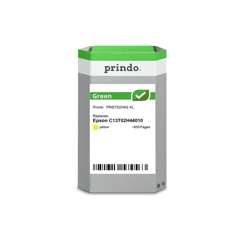 ORIGINAL Prindo Cartuccia d'inchiostro giallo PRIET02H4G Green XL ~650 Seiten