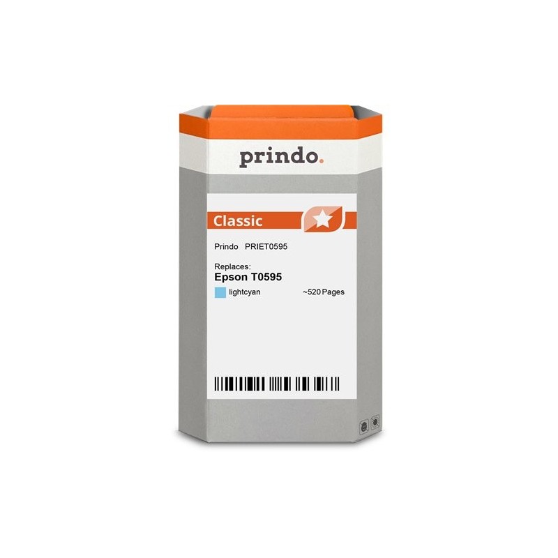 ORIGINAL Prindo Cartuccia d'inchiostro ciano (chiaro) PRIET0595 Classic ~520 Seiten 13ml