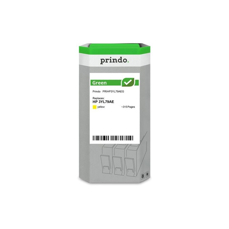 ORIGINAL Prindo Cartuccia d'inchiostro giallo PRIHP3YL79AEG Green ~315 Seiten
