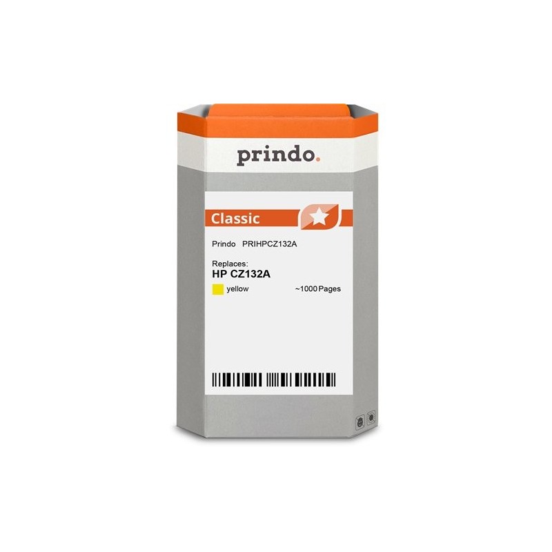 ORIGINAL Prindo Cartuccia d'inchiostro giallo PRIHPCZ132A Classic ~1000 Seiten 29ml