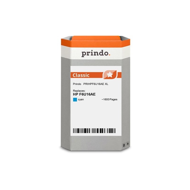 ORIGINAL Prindo Cartuccia d'inchiostro ciano PRIHPF6U16AE Classic XL ~1600 Seiten