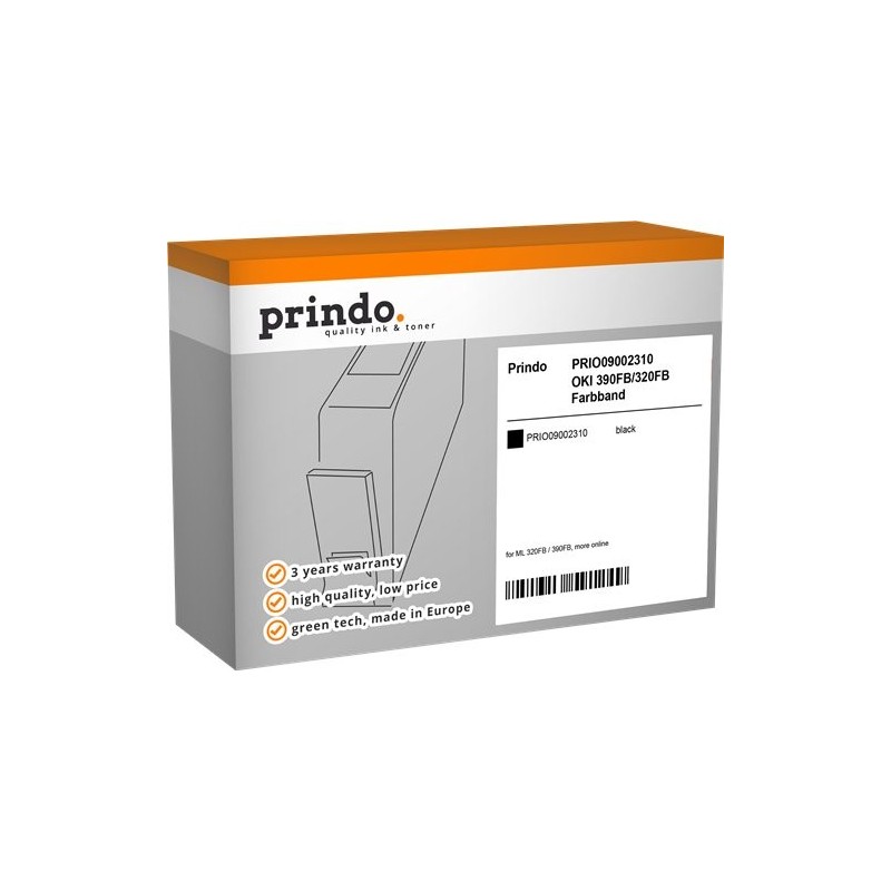 ORIGINAL Prindo Nastro colorato nero PRIO09002310 Basic