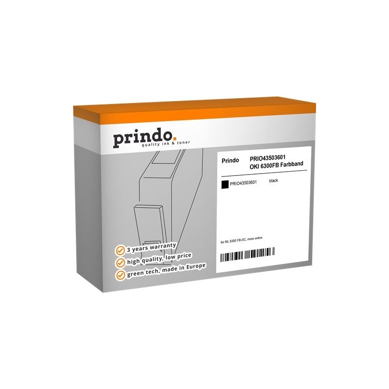 ORIGINAL Prindo Nastro colorato nero PRIO43503601 Basic