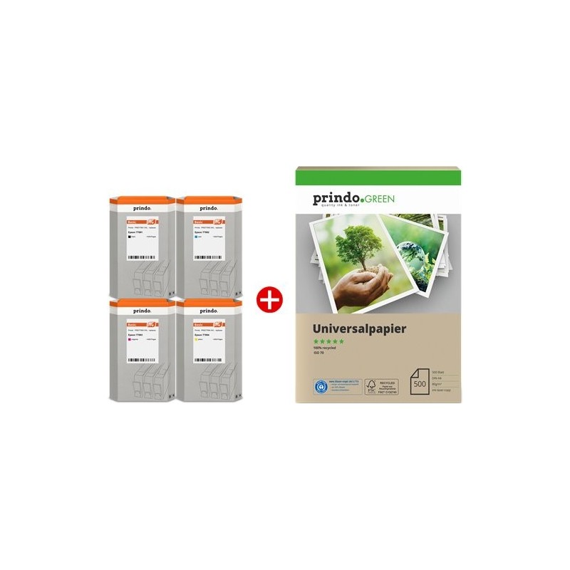 ORIGINAL Prindo Value Pack nero / ciano / magenta / giallo PRSET789 MCVP 01 Basic
