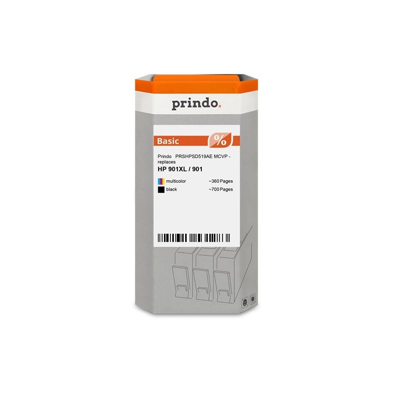 ORIGINAL Prindo Multipack nero / differenti colori PRSHPSD519AE MCVP Basic XL ~1060 Seiten