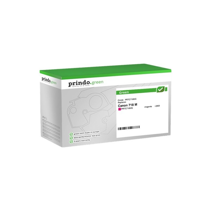 ORIGINAL Prindo toner magenta PRTC718MG Green ~2900 Seiten