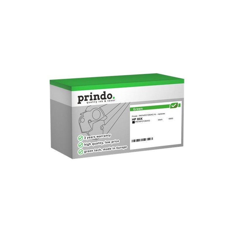 ORIGINAL Prindo toner nero PRTHPCF280XG Green XL ~6900 Seiten