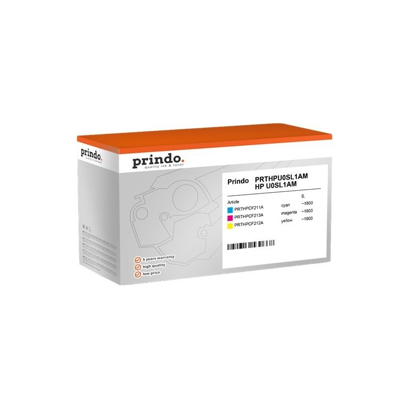 ORIGINAL Prindo Multipack ciano / magenta / giallo PRTHPU0SL1AM Classic ~5400 Seiten