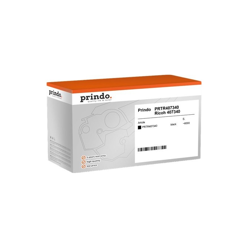 ORIGINAL Prindo toner nero PRTR407340 Classic ~6000 Seiten