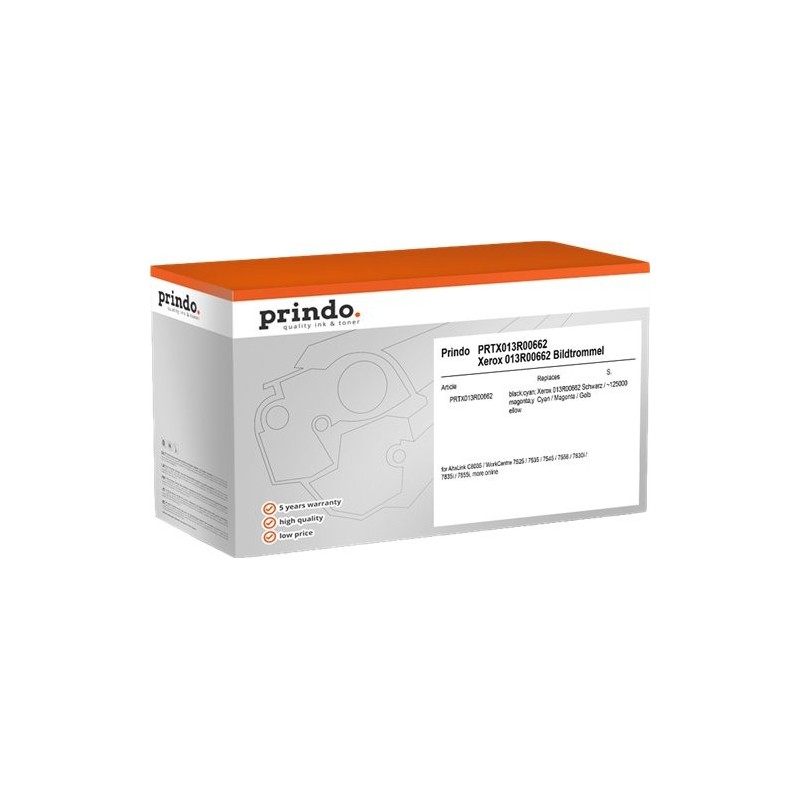 ORIGINAL Prindo Tamburo nero / ciano / magenta / giallo PRTX013R00662 Classic ~125000 Seiten