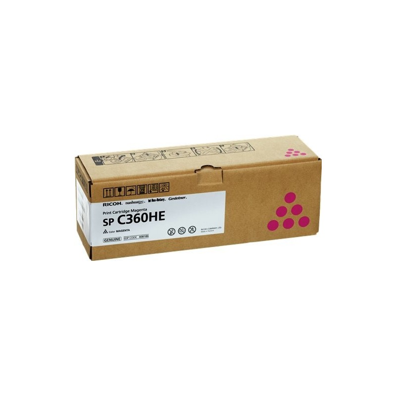 ORIGINAL Ricoh toner magenta 408186 SP C360HEM ~5000 Seiten