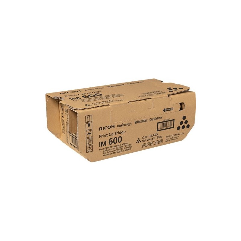 ORIGINAL Ricoh toner nero 418478 IM 600 ~25000 Seiten