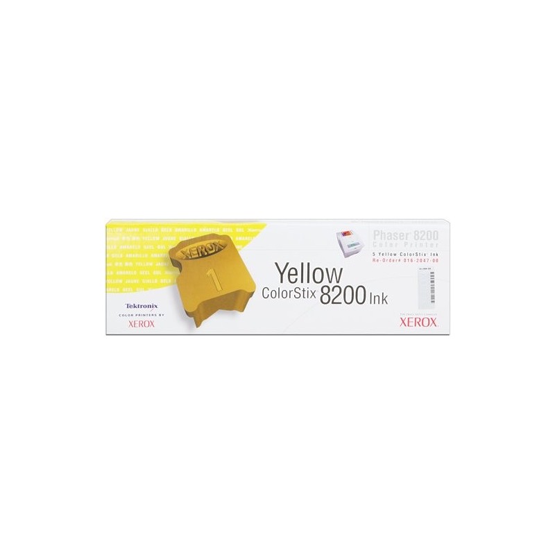 ORIGINAL Xerox ColorStix giallo 16204700 ColorStix 8200 Ink