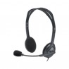 ORIGINAL Logitech Accessori per computer nero 981-000593 H111 - Headset Cuffia stereo Logitech, on-ear, con cavo, lunghezza 1,8