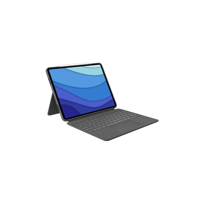 ORIGINAL Logitech Accessori per computer Grigio 920-010208 Combo Touch für iPad Pro 12,9