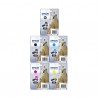 ORIGINAL Epson Multipack nero / Nero (Foto) / ciano / magenta / giallo T262/3 MCVP 26 XL ~3000 Seiten
