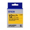 ORIGINAL Epson Nastro Nero su giallo LK-4YBP C53S654008