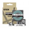 ORIGINAL Epson Nastro nerosuBianco LK-4WBJ C53S672062