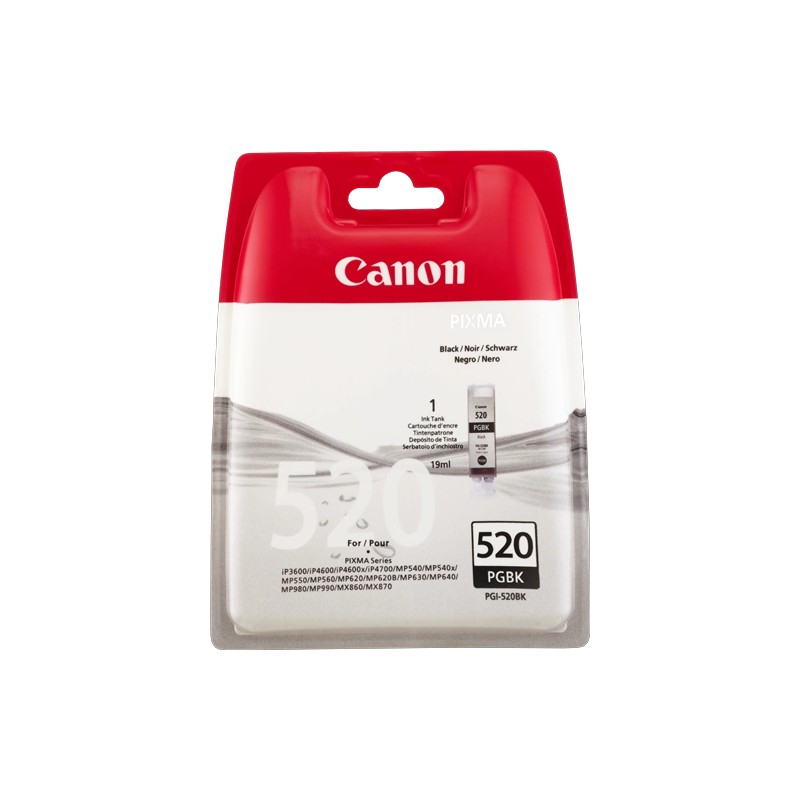 ORIGINAL Canon Multipack nero PGI-520BK 2932B019 ~650 Seiten