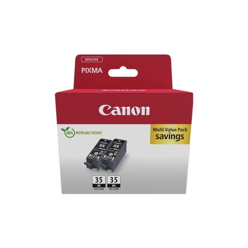ORIGINAL Canon Multipack nero PGI-35BK 1509B029 ~382 Seiten