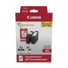 ORIGINAL Canon Value Pack nero / ciano / magenta / giallo PG-585XL+CL-586XL + 10x15 cm Fotopapier 50 Blatt ~600 Seiten