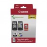 ORIGINAL Canon Value Pack nero / differenti colori / Bianco PG-510+CL-511 + 10x15 cm Fotopapier 50 Blatt ~464 Seiten