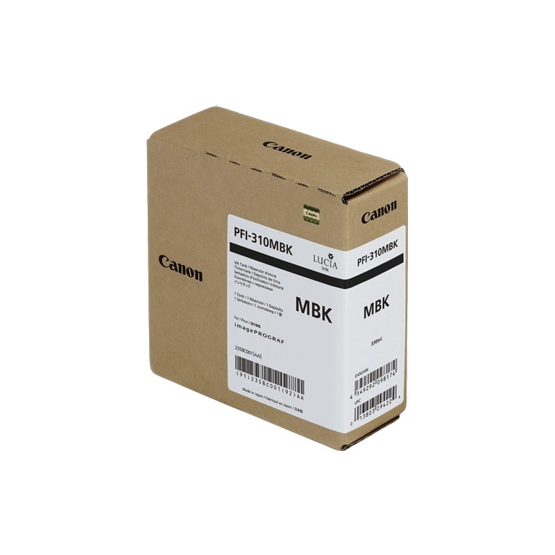 ORIGINAL Canon Cartuccia d'inchiostro Nero (opaco) PFI-310mbk 2358C001 330ml