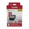 ORIGINAL Canon Value Pack nero / ciano / magenta / giallo CLI-581 XL + 10x15 cm Fotoglanzpapier Plus II 50 Blatt ~4623 Seiten