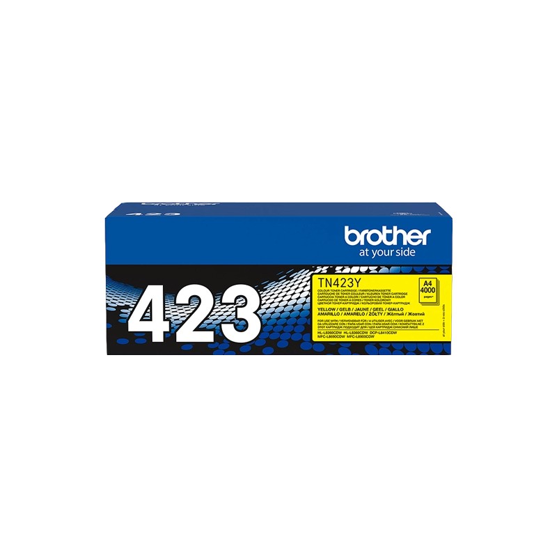 ORIGINAL Brother toner giallo TN-423Y 423 ~4000 Seiten