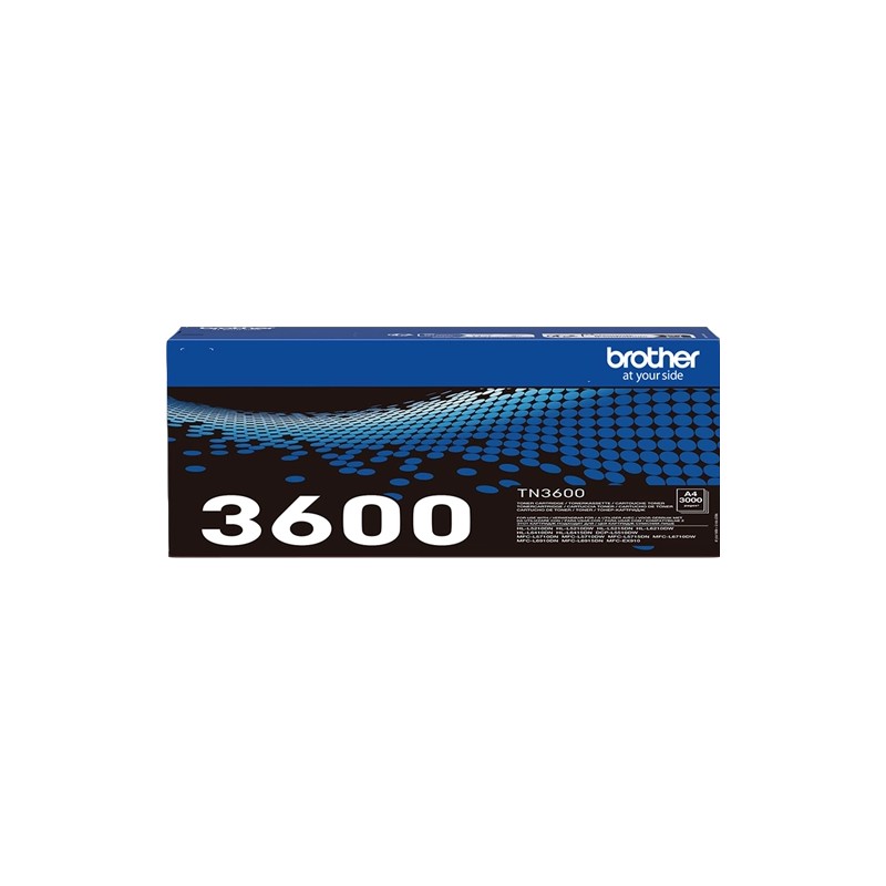 ORIGINAL Brother toner nero TN-3600 3600 ~3000 Seiten