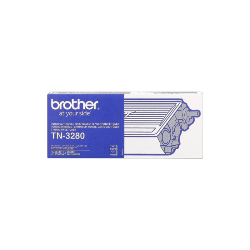 ORIGINAL Brother toner nero TN-3280 TN3280 ~8000 Seiten