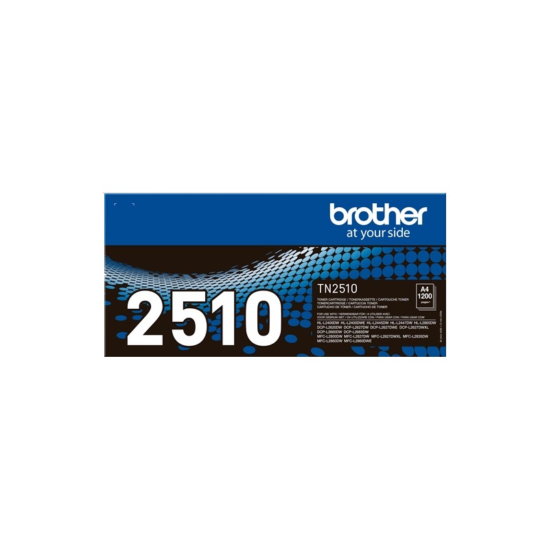 ORIGINAL Brother toner nero TN-2510 2510 ~1200 Seiten