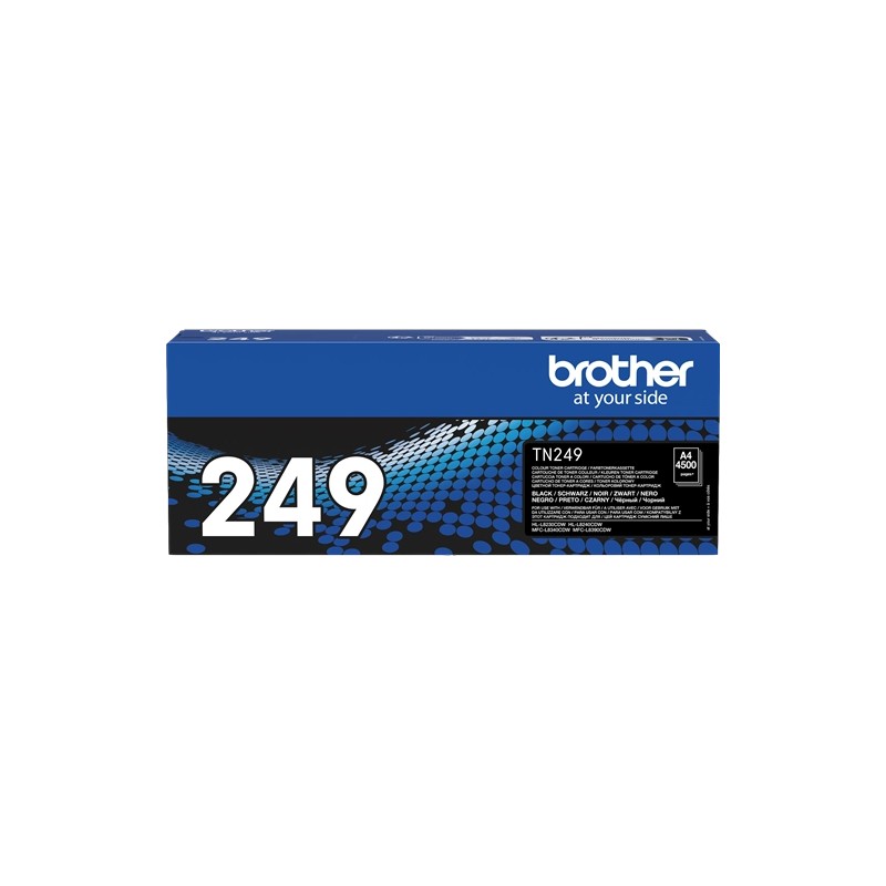 ORIGINAL Brother toner nero TN-249BK 249 ~4500 Seiten