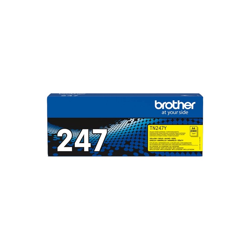 ORIGINAL Brother toner giallo TN-247Y 247 ~2300 Seiten