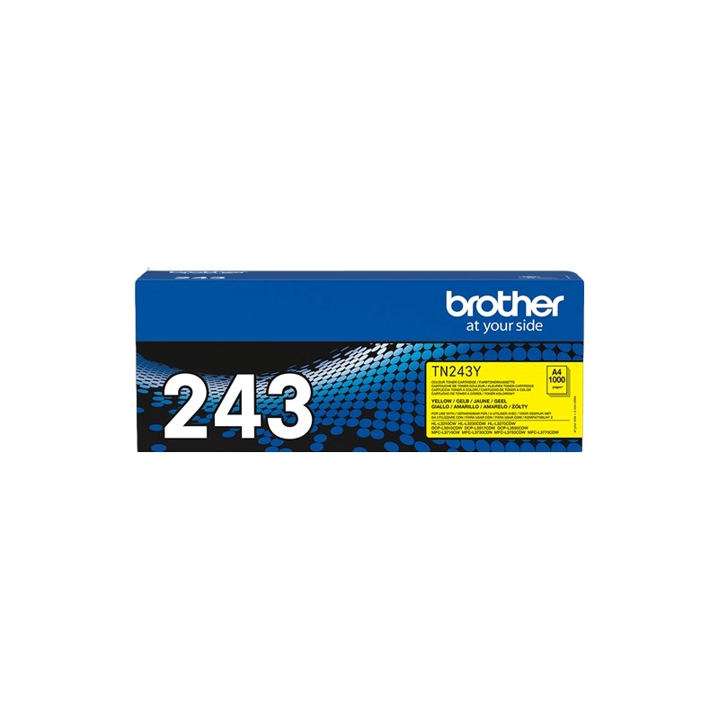 ORIGINAL Brother toner giallo TN-243Y 243 ~1000 Seiten
