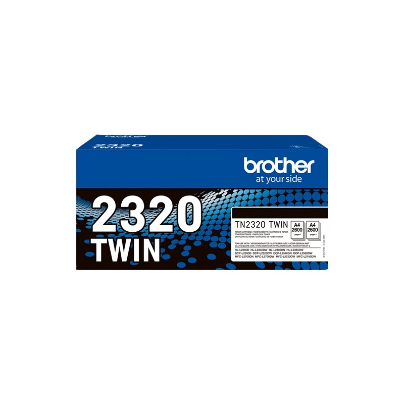 ORIGINAL Brother Multipack nero TN-2320 TWIN ~5200 Seiten 2600 pagine