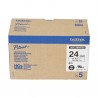 ORIGINAL Brother Nastro Nero su trasparente HGe-151V5