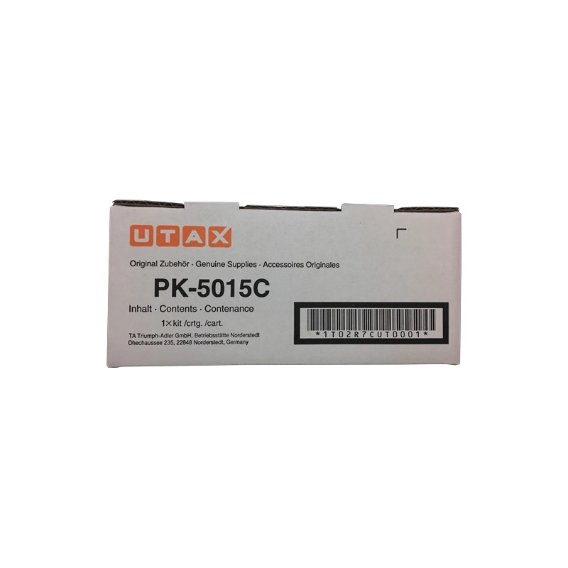 ORIGINAL Utax toner ciano PK-5015C 1T02R7CUT0 ~3000 Seiten