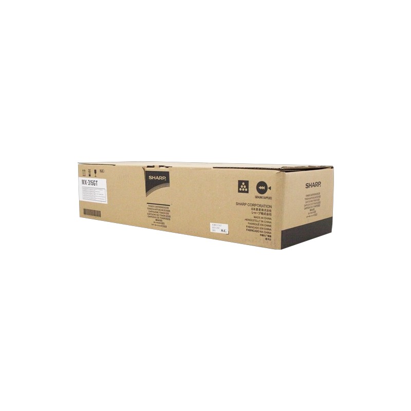 ORIGINAL Sharp toner nero MX-315GT ~27500 Seiten