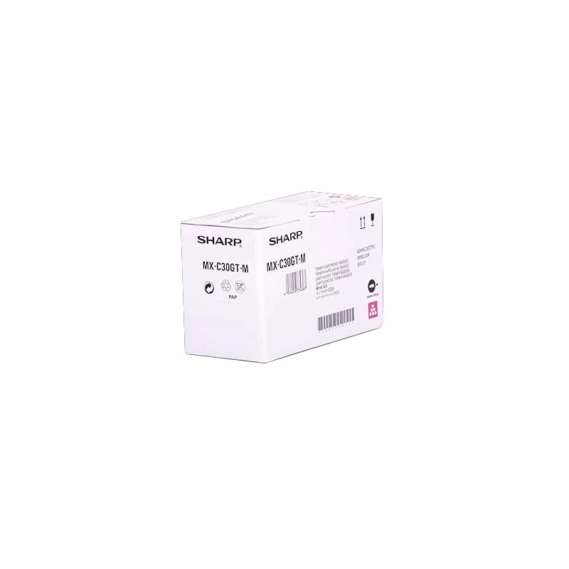 ORIGINAL Sharp toner magenta MX-C30GTM ~6000 Seiten