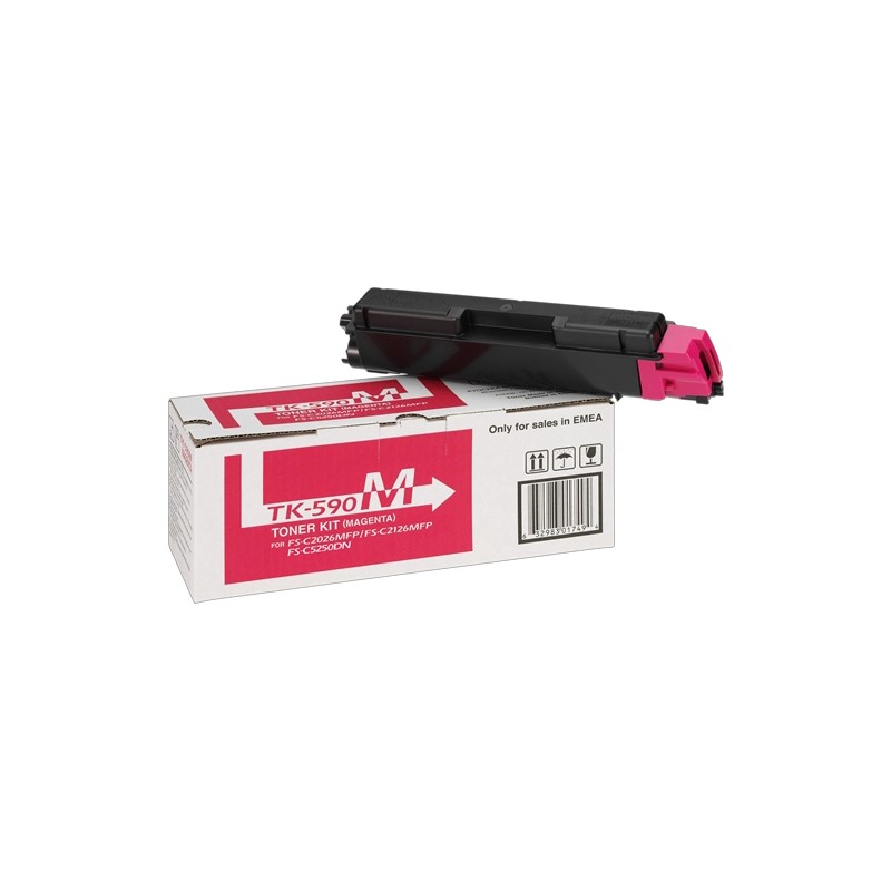 ORIGINAL Kyocera toner magenta TK-590m 1T02KVBNL0 ~5000 Seiten