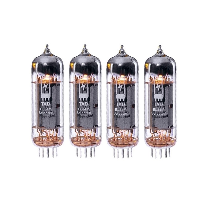 TAD EL84M, selected amplifier tubes matched in QUAD