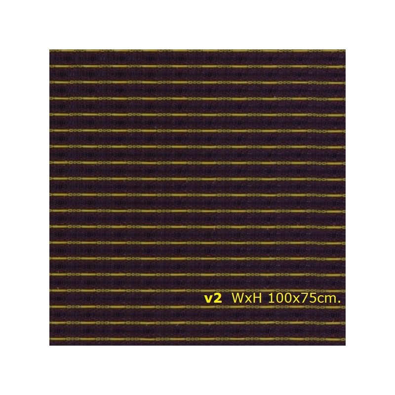 Grill Cloth OXBLOOD con strisce, per Fender® Tweed v2, LxH 100x75cm