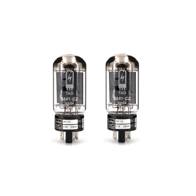 TAD 5881-CZ, selected amplifier tubes matched in PAIR