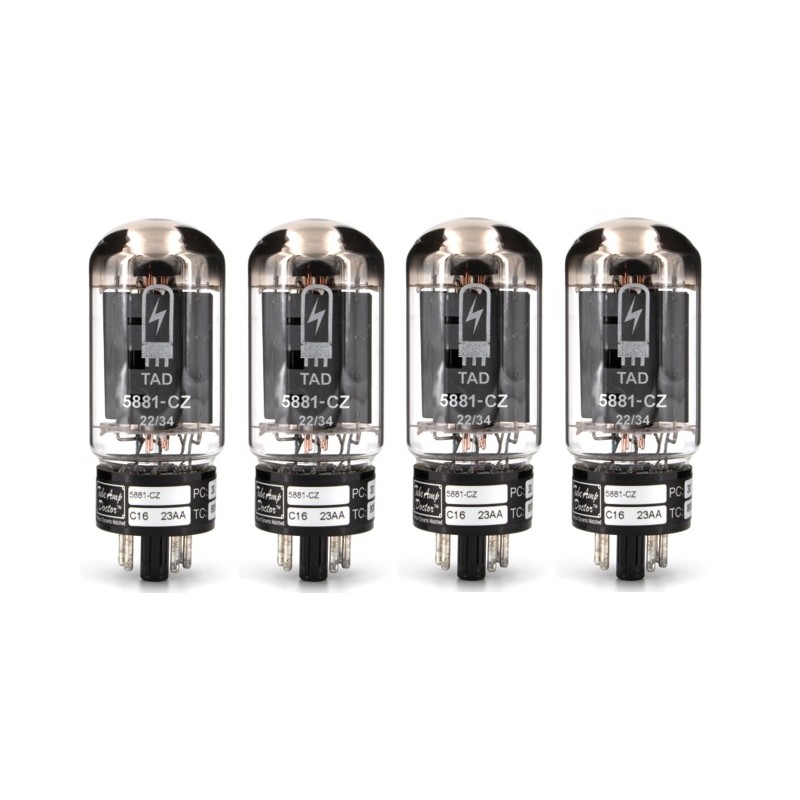 TAD 5881-CZ, valvole amplificatrici selezionate in QUARTETTO