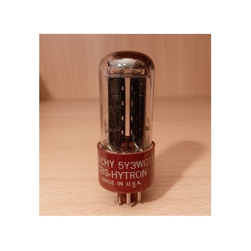 Hytron 5Y3WGTA, valvola raddrizzatrice selezionata, made in USA